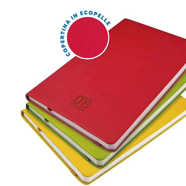 Taccuini One Color - A6 - rigata - 64 fogli - 70 gr - Blasetti - display 15 pezzi