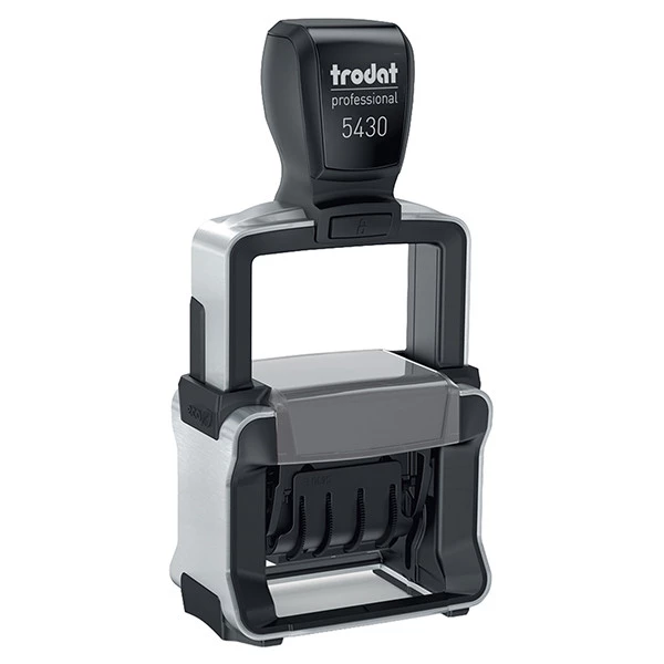 Timbro Professional datario 3 testi 5430  + RICEVUTO/PAGATO/REGISTRATO - 4 mm - autoinchiostrante - Trodat