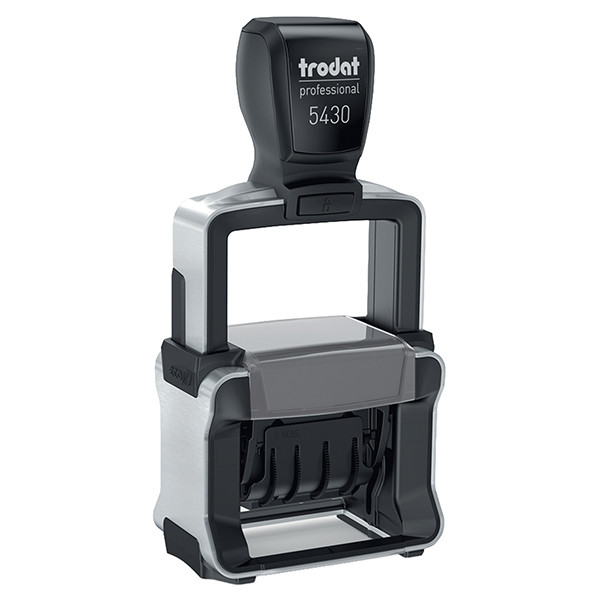 Timbro Professional datario 3 testi 5430 + RICEVUTO/PAGATO/REGISTRATO - 4 mm - autoinchiostrante - Trodat