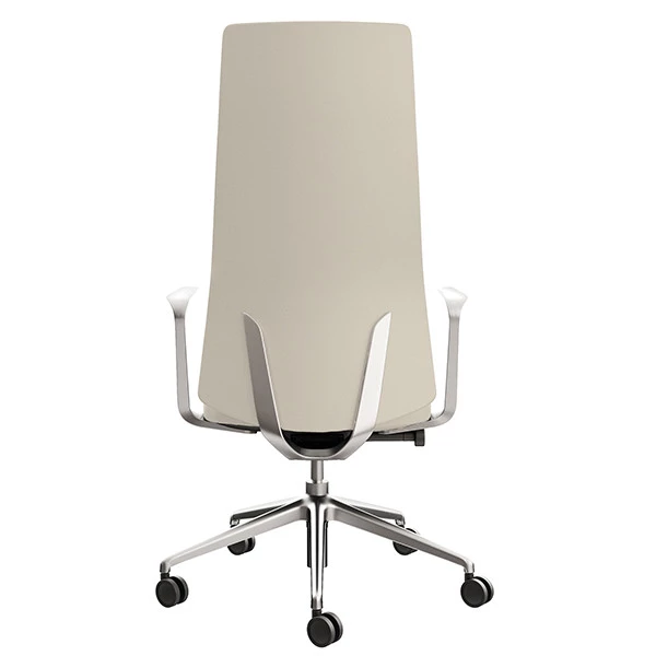 Poltrona direzionale Bull BUA - con braccioli fissi - panna - Unisit