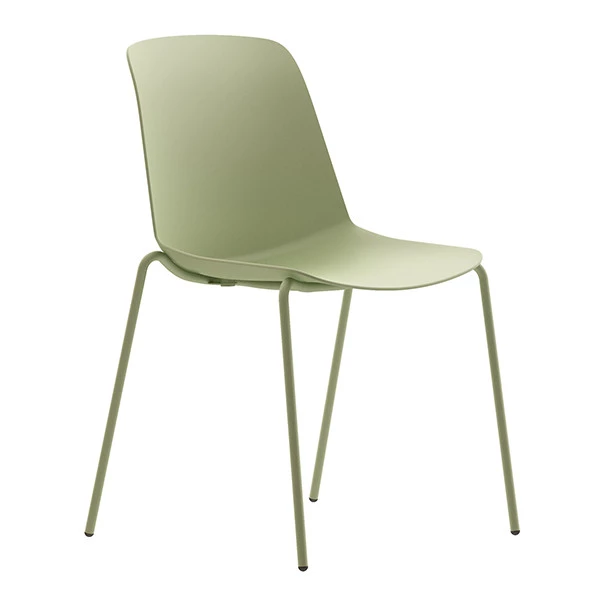 Seduta attesa Luna - 4 gambe - verde - Unisit