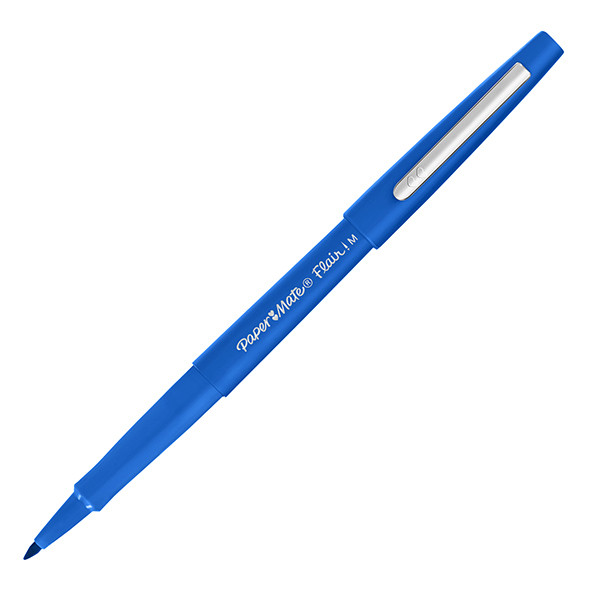 Pennarello Flair Nylon - punta feltro - 1,10mm - colori assortiti Retr&ograve; - Papermate - conf. 6 pezzi