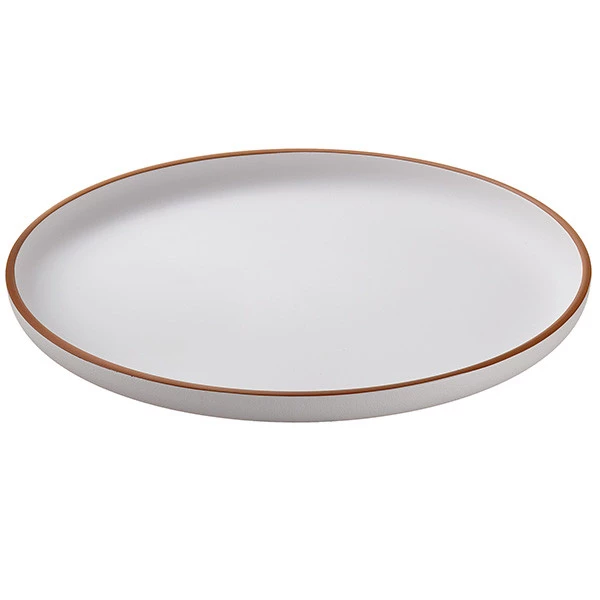 Piatto piano - rPET - bianco - &Oslash;27,5 x 2,8cm - Leone