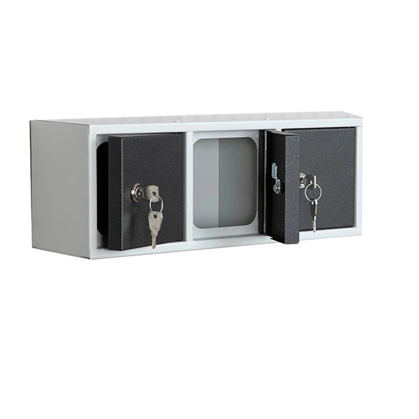 Casellario componibile Annabox - 3 porte - grigio/antracite - Metalpus