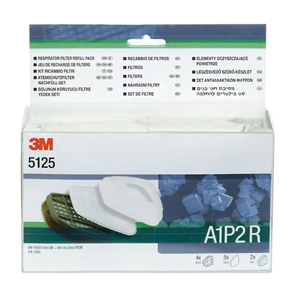 Kit filtri antiparticolato A1P2R - per respiratori serie 6000 - 3M
