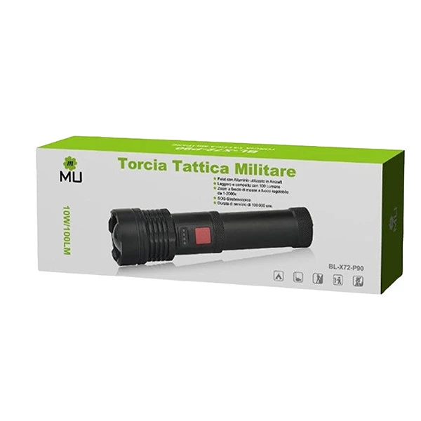 Lampada ricaricabile - LED - con funzione zoom