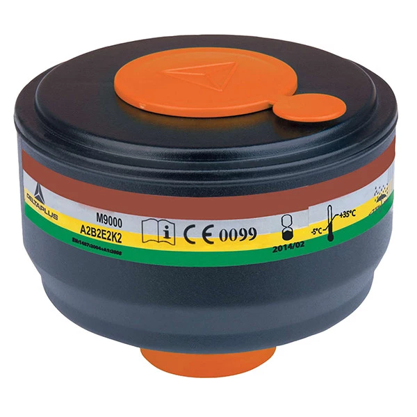 Filtro EN148/1 per maschera completa M9200/M9300 - A2B2E2K2 - DeltaPlus - kit 4 pezzi