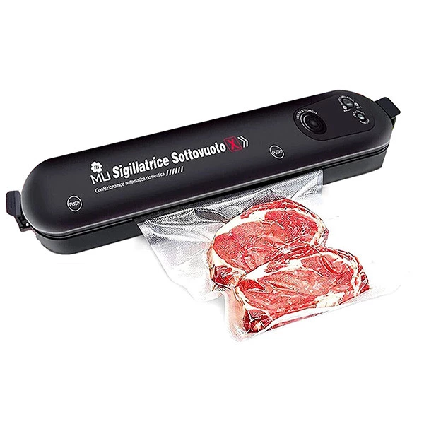 Sigillatrice per alimenti sottovuoto - nero - portatile - Mulin