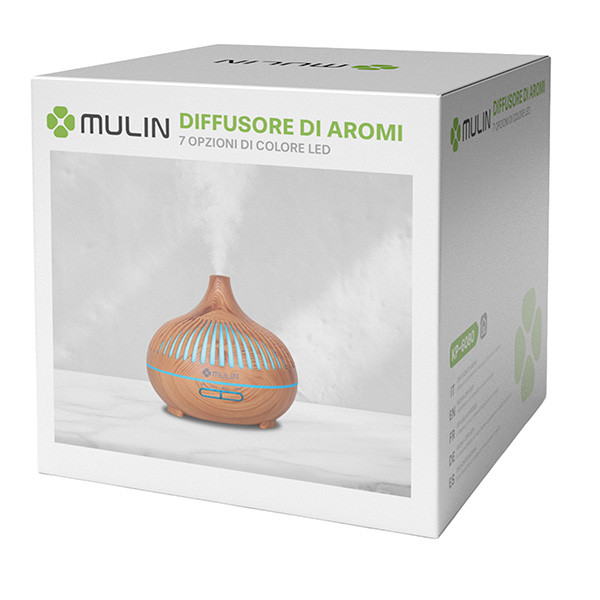 Diffusore aromi - LED - 2 W - umidificatore - Mulin