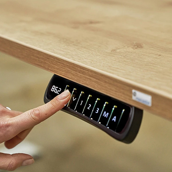 Scrivanie motorizzate - 120 x 60 x 116 cm - quercia - Rocada