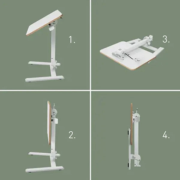 Scrivania Compatta Pneumatica Sit-Stand - mobile - pieghevole - 65 x 46 x 74-109 cm - bianco - Leitz