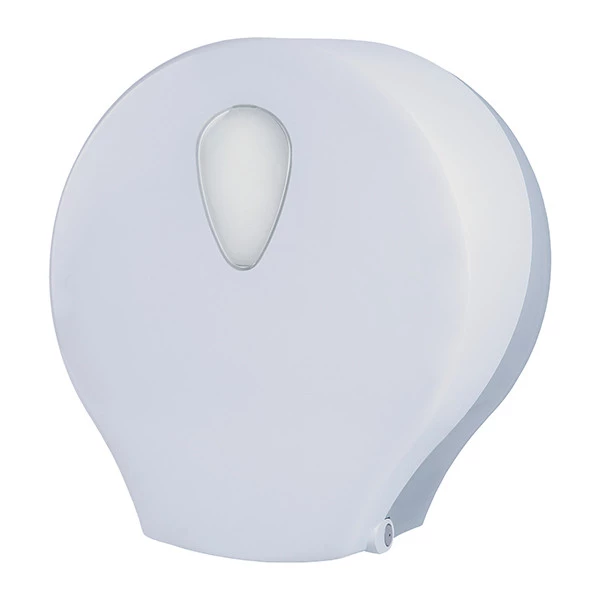 Dispenser carta igienica Stileco - rotolo maxi jumbo - 12,5 x 30,4 x 32,6 cm - ABS - bianco - Medial International