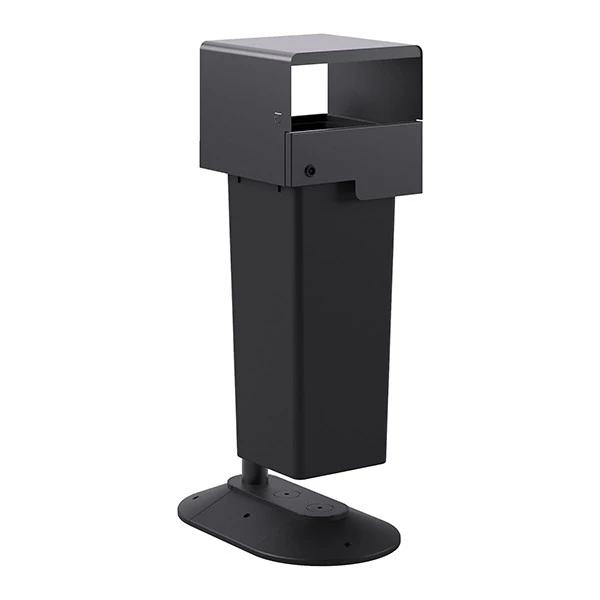 Portarifiuti MODULA - da terra - coperto - con contenitore - 35 x 60 x 107,5 cm - 53 L - antracite - Stilcasa