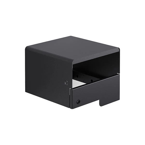 Portarifiuti MODULA - murale - coperto - con reggisacco - 41,5 x 41,5 x 32,5 cm - 120 L - antracite - Stilcasa