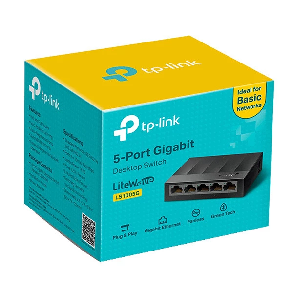 Switch Desktop 5 Porte - 10/100/1000Mbps - TP-LINK