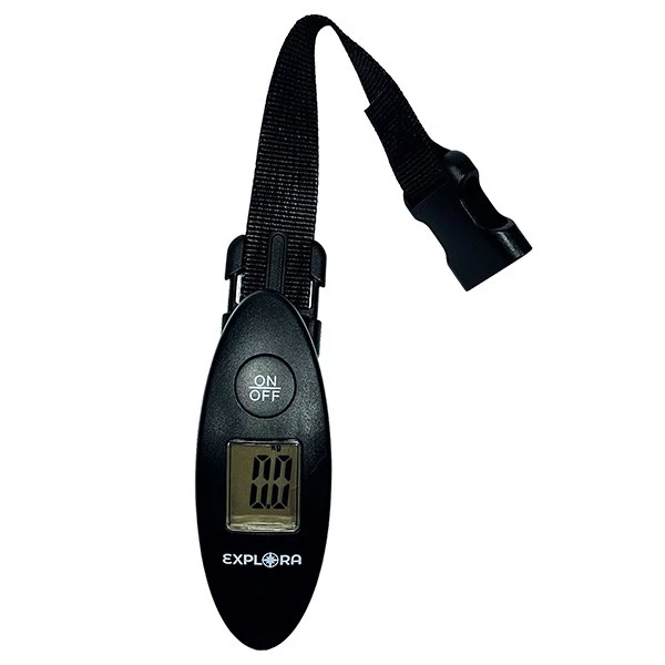 Bilancia pesa valigie Explora - 3,6 x 10 cm - nero - Lebez