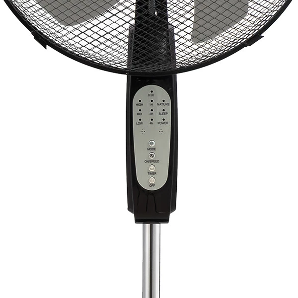 Ventilatore da terra MF1681BR - con piantana, telecomando e pannello di controllo - 30 W - diametro 40 cm - 43 x 40 x 125 cm - Melch ioni family