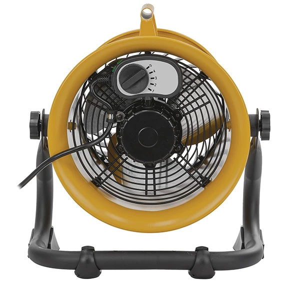 Ventilatore INDUSTRIALI CAT HVD-9AC - da terra e a parete - 60 W - diametro 23 cm - 37 x 22 x 40 cm - giallo/nero - CFG