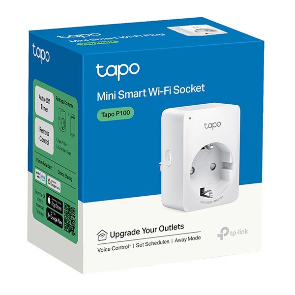 Mini Presa Smart Wi-Fi - Tapo P100 - - TP-LINK