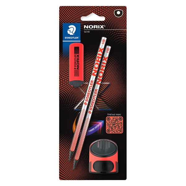 Set Norix® - matite temperamatite gomma - corallo - Staedtler