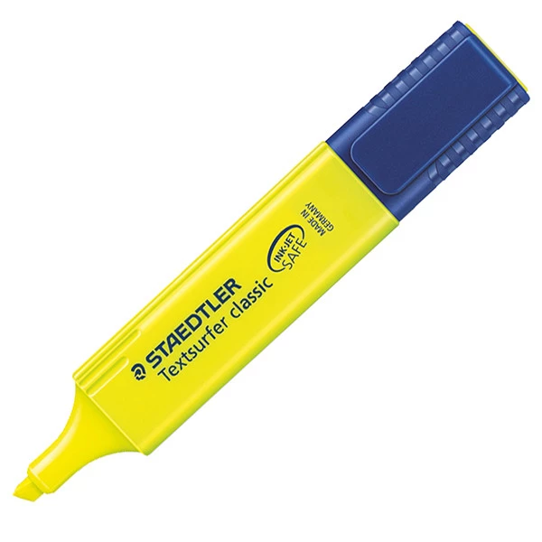 Evidenziatore Textsurfer&reg; Classic - punta a scalpello - tratto 1,0-5,0mm - colori assortiti - Staedtler - expo 60 pezzi