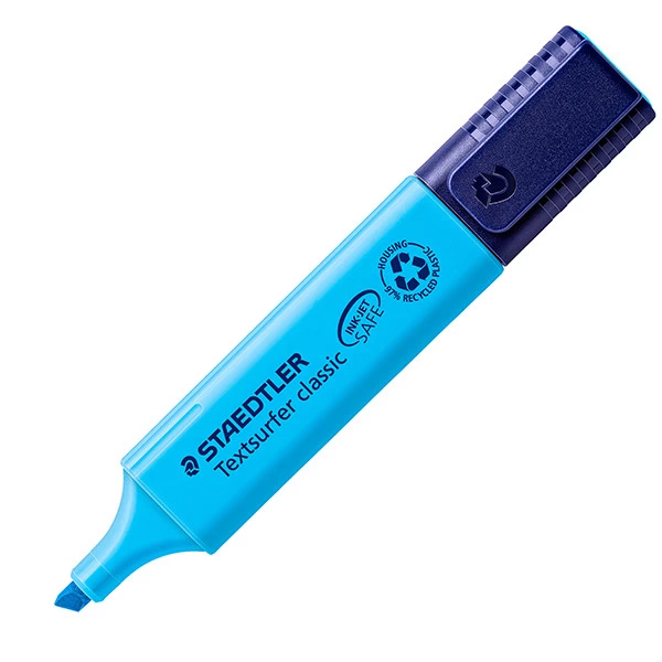 Evidenziatore Textsurfer&reg; Classic - punta a scalpello - tratto 1,0-5,0mm - colori assortiti - Staedtler - expo 60 pezzi