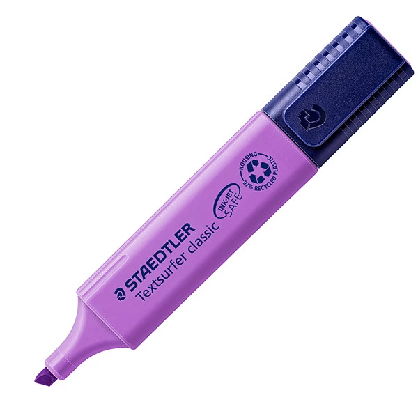 Evidenziatore Textsurfer&reg; Classic - punta a scalpello - tratto 1,0-5,0mm - colori assortiti - Staedtler - expo 60 pezzi