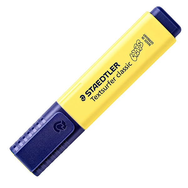 Evidenziatore Textsurfer&reg; Pastel - punta a scalpello - tratto 1,0-5,0mm - colori assortiti - Staedtler - expo 60 pezzi
