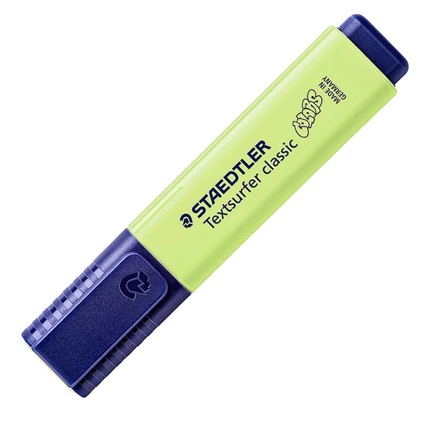 Evidenziatore Textsurfer&reg; Pastel - punta a scalpello - tratto 1,0-5,0mm - colori assortiti - Staedtler - expo 60 pezzi