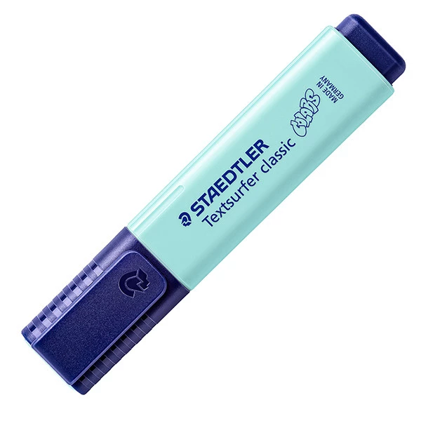 Evidenziatore Textsurfer&reg; Pastel - punta a scalpello - tratto 1,0-5,0mm - colori assortiti - Staedtler - expo 100 pezzi