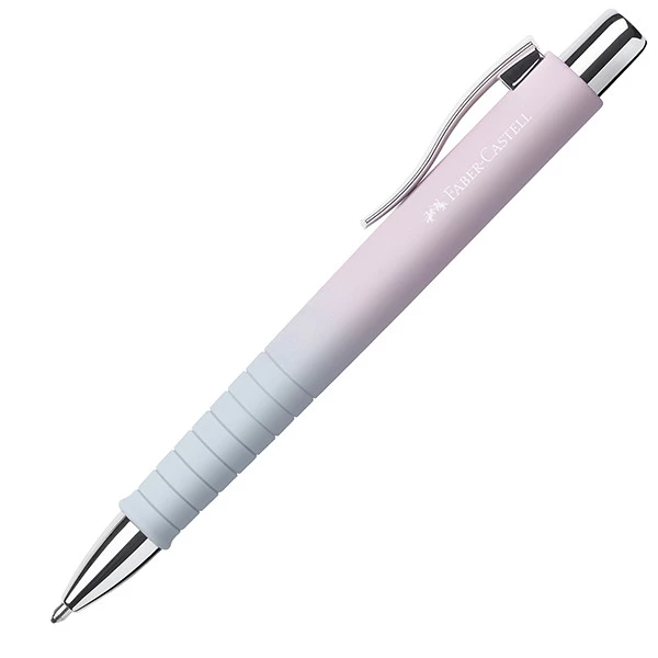 Penne a sfera Poly Ball Flow - XB - fusto colori assortiti - Faber-Castell - expo da 24 pezzi