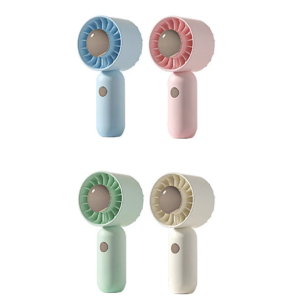 Mini ventilatore ricaricaricabile - 3 velocit&agrave; - 2 W - 5,2 x 4,2 x 12,5 cm - colori assortiti - Mulin