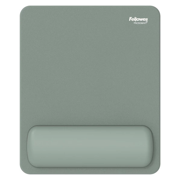 Mousepad Breyta - con poggiapolsi - con microban - salvia - Fellowes