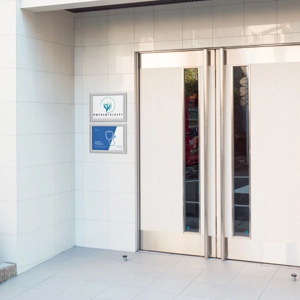 Cornice a scatto Outdoor - in alluminio - A4 - Durable