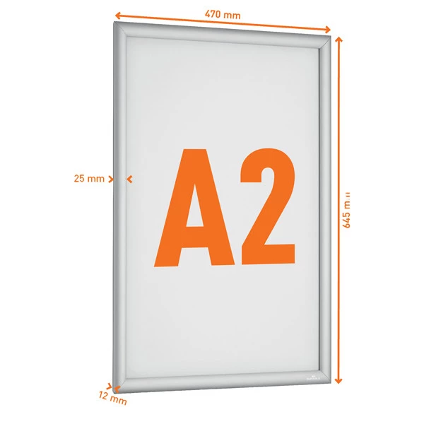 Cornice a scatto Outdoor - in alluminio - A2 - Durable