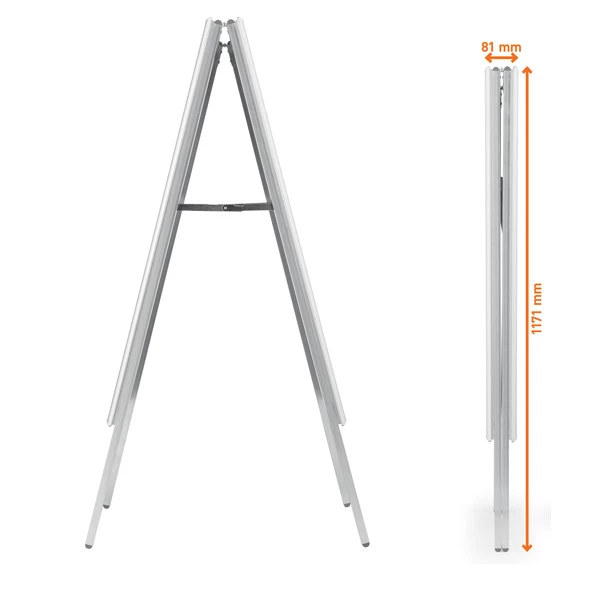 Cavalletto Fold Outdoor - bifacciale - A1 - Durable