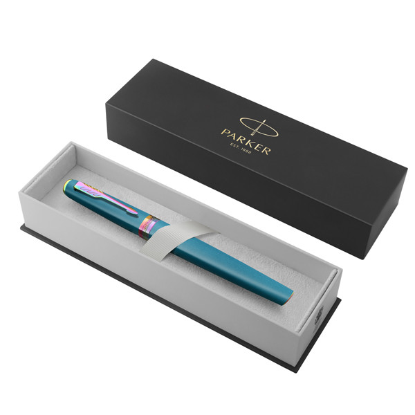Penna roller Meridian GT - punta F - Teal - Parker