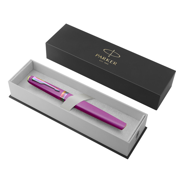 Penna roller Meridian GT - punta F - Uva - Parker