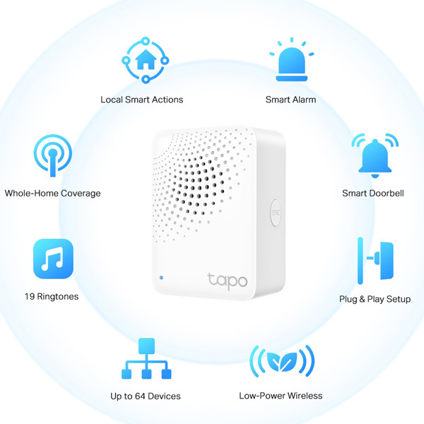 Tapo H100 Smart Hub con campanello - Tp-Link