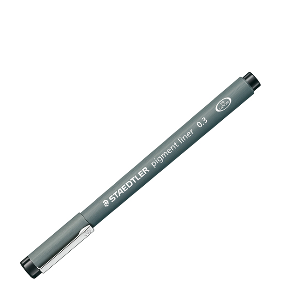Pennarello Pigment Liner 308 - nero - 0,3 mm - Staedtler