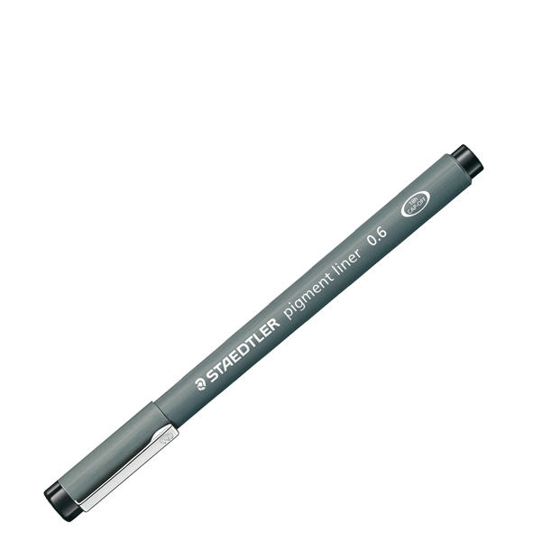 Pennarello Pigment Liner 308 - nero - 0,6 mm - Staedtler