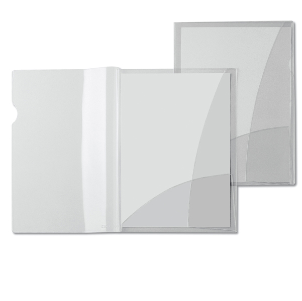 Cartelline con tasche Capri 69/2 - PVC - 21 x 29,7 cm - cristallo - Sei Rota - conf. 5 pezzi