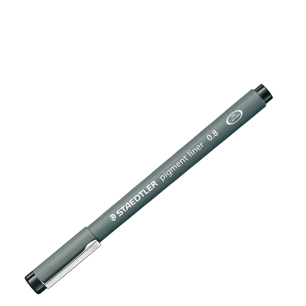 Pennarello Pigment Liner 308 - nero - 0,8 mm - Staedtler