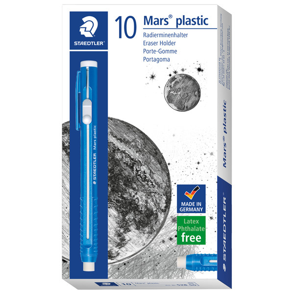 Portagomma a penna Mars Plastic - con ricambio gomma - Staedtler