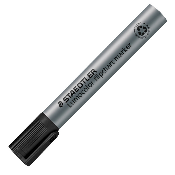 Marcatore Lumocolor Flipchart 356 - a base d'acqua - punta tonda 2 mm - nero - Staedtler