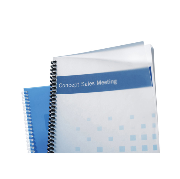 Copertine PolyClear View - A4 - 300 micron - PPL - neutro trasparente opaco - GBC - conf. 100 pezzi