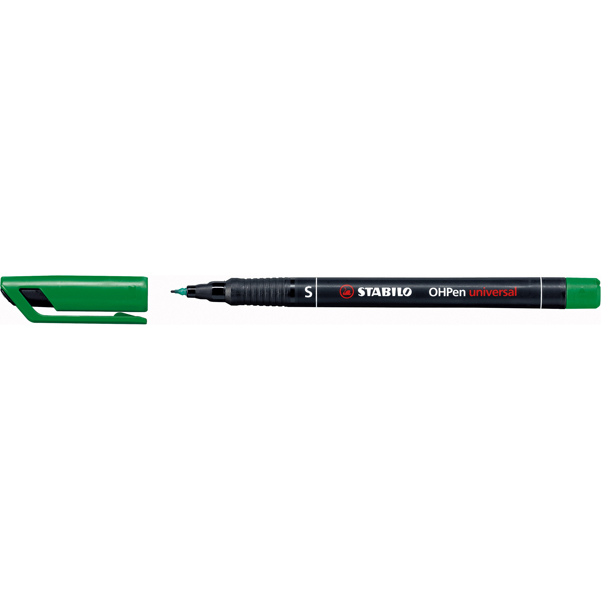 Pennarello OHPen universal permanente 841 - punta superfine 0,4 mm - verde - Stabilo
