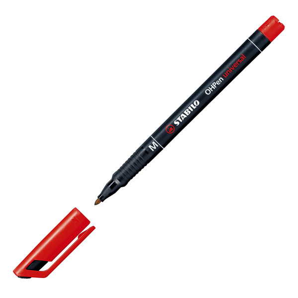 Pennarello OHPen universal permanente 843 - punta media 1 mm - colori assortiti - Stabilo - conf. 8 pezzi