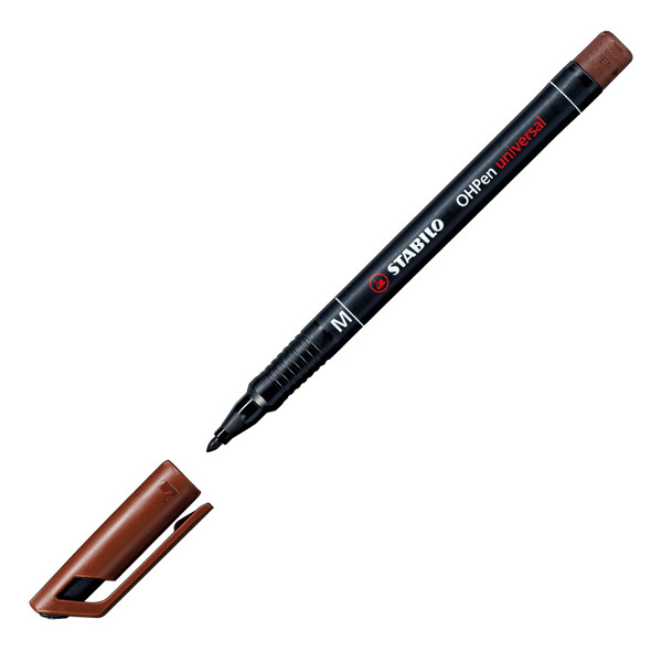 Pennarello OHPen universal permanente 843 - punta media 1 mm - colori assortiti - Stabilo - conf. 8 pezzi