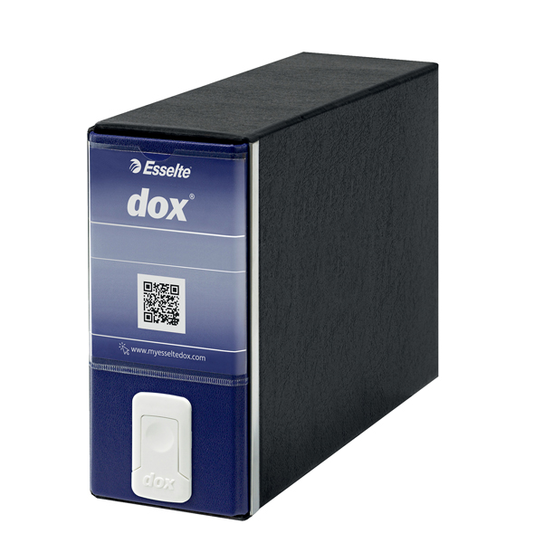 Registratore Dox 3 - dorso 8 cm - memorandum 23 x 18 cm - blu - Esselte